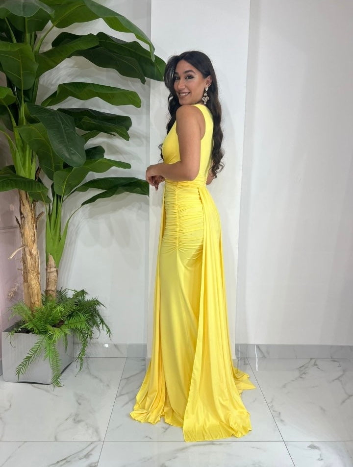 Solea Draped Maxi Dress