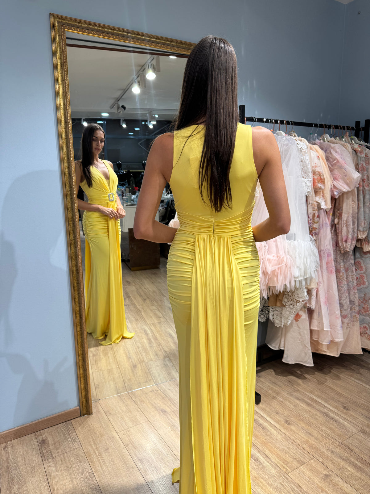Solea Draped Maxi Dress