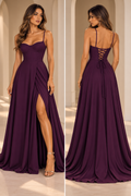 Mauve Camille Corset Maxi Dress