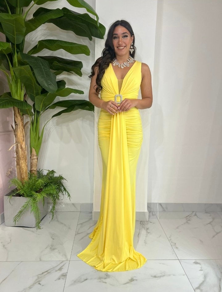 Solea Draped Maxi Dress