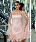 Pink Fleur Mini Dress