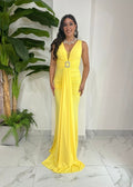 Solea Draped Maxi Dress