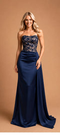 Midnight Elegance Navy Blue
