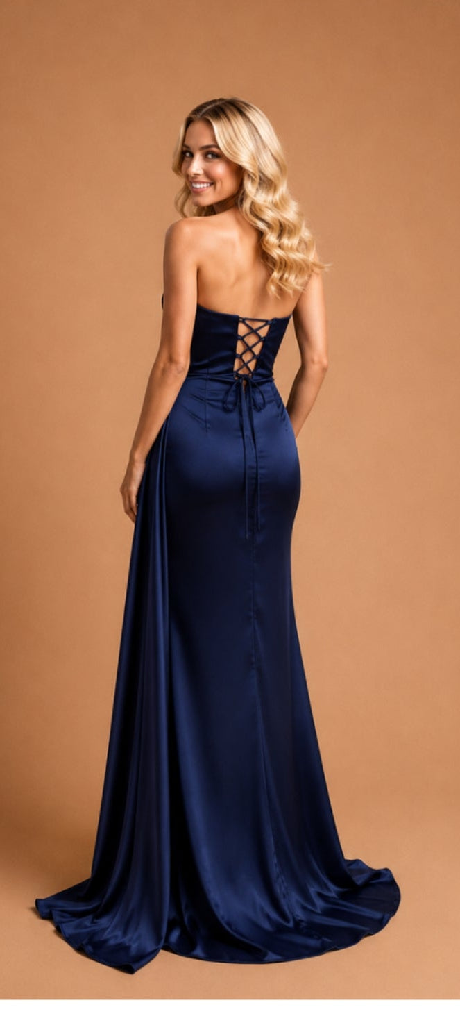 Midnight Elegance Navy Blue