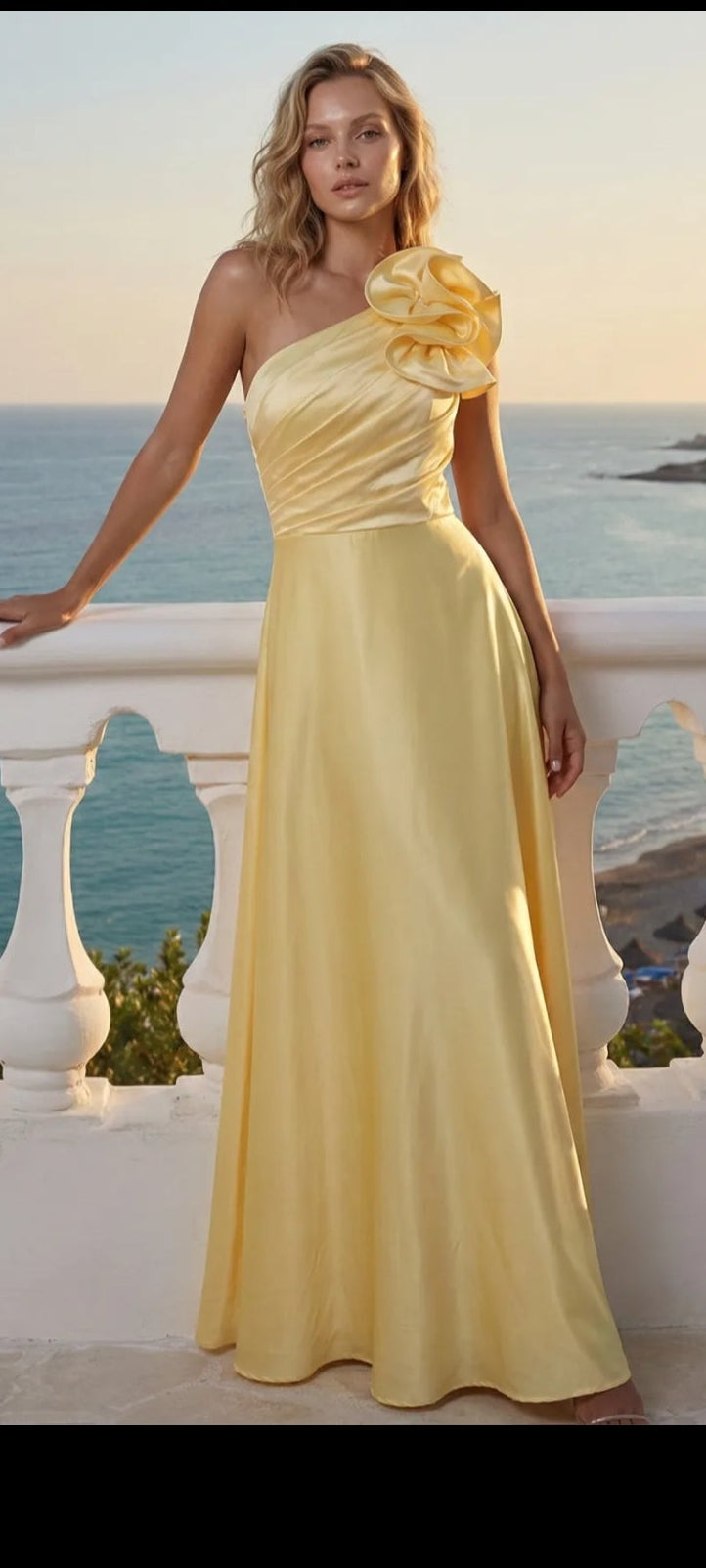 Yellow Belle Époque Dress