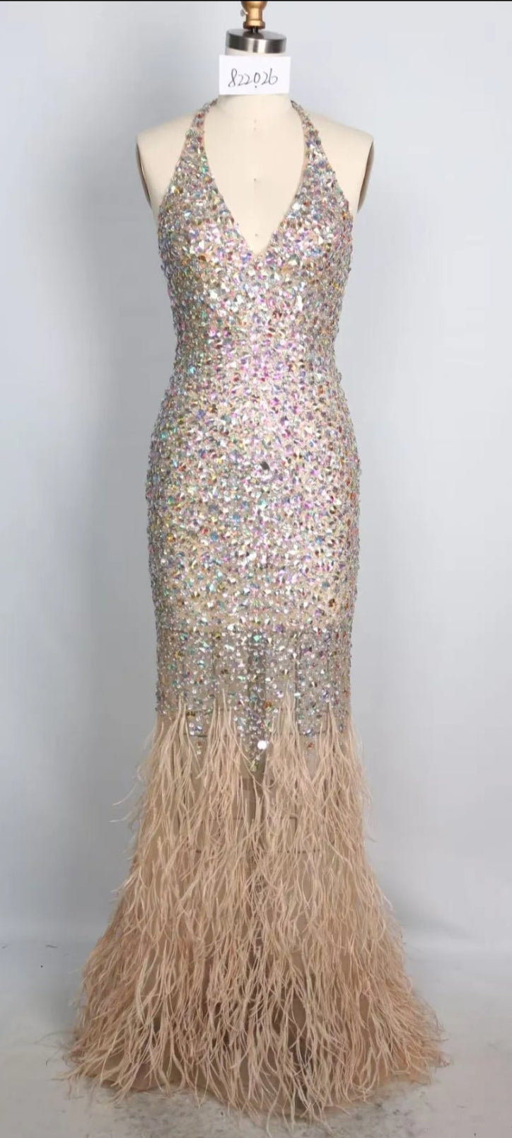 Multicolour Vivienne Crystal Dress