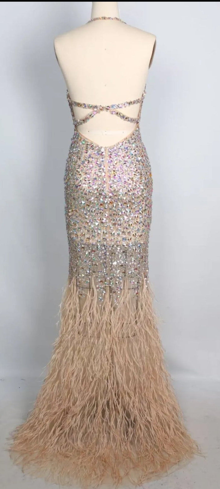 Multicolour Vivienne Crystal Dress