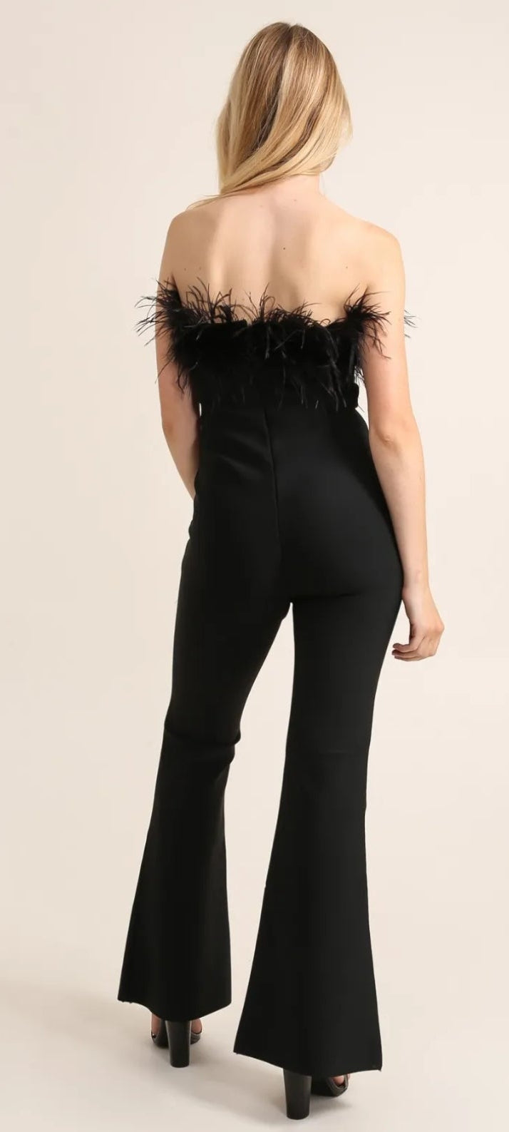 Black Feather Glam Ολόσωμη Φόρμα
