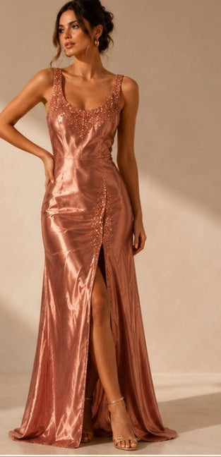 Veloura Pink Sequin Dress