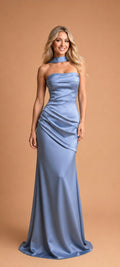Glamour Blue Ciel Maxi Dress
