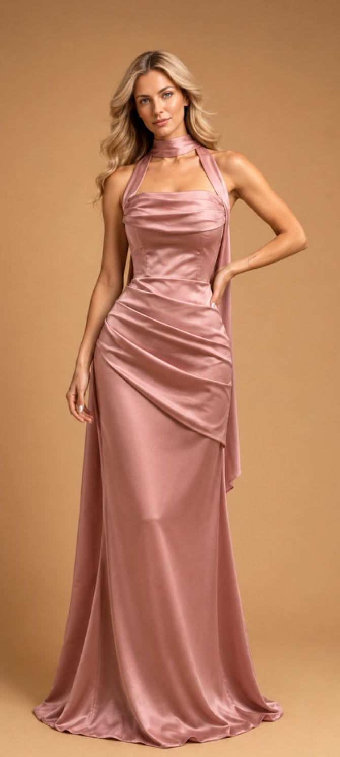 Glamour Pink Maxi Dress