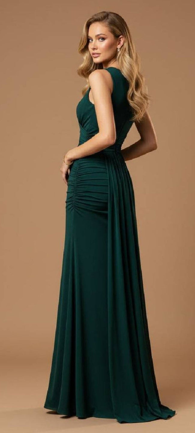 Solea Draped Maxi Dress
