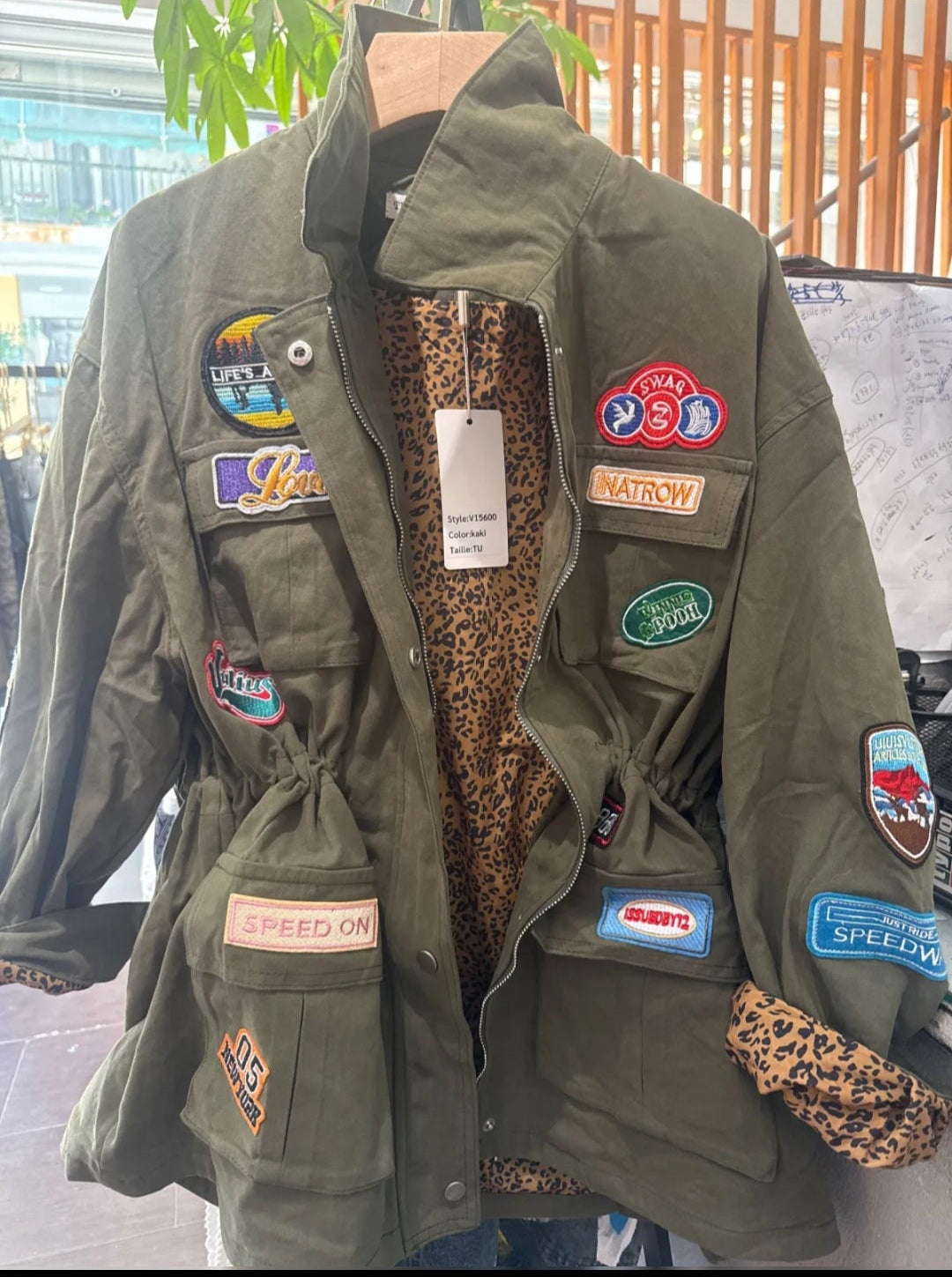Khaki Cargo Jacket