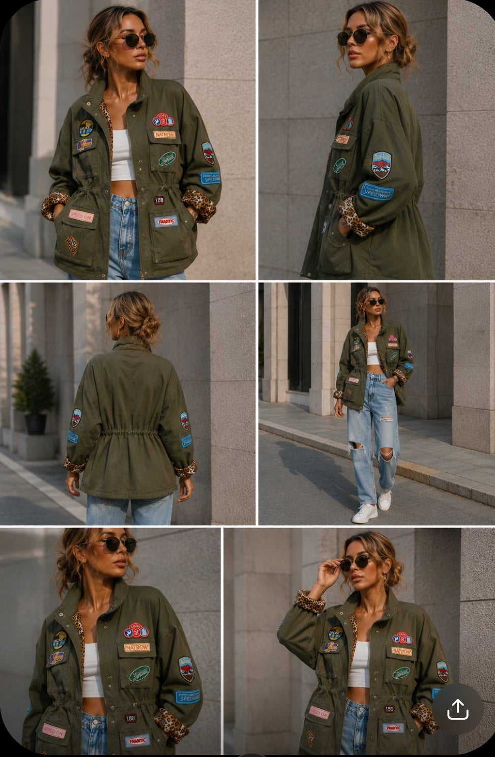 Khaki Cargo Jacket