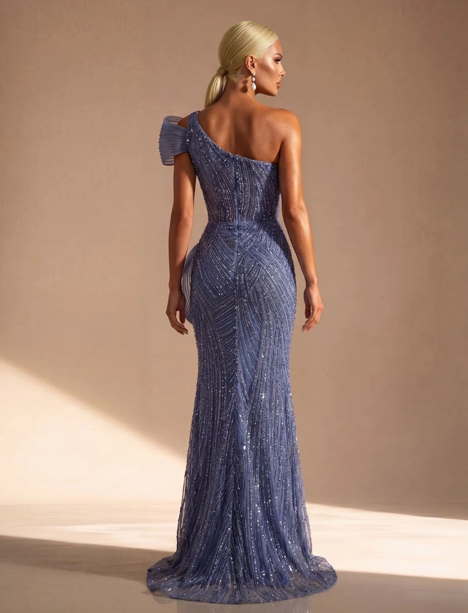 Isadora Crystal Blue Dress