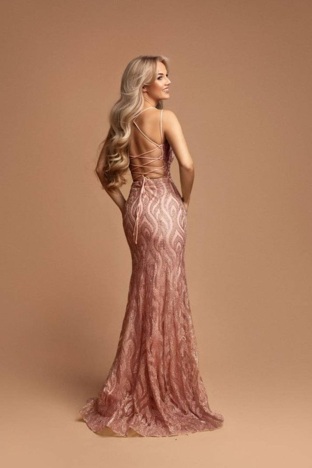 Pink Aria Glitter Dress