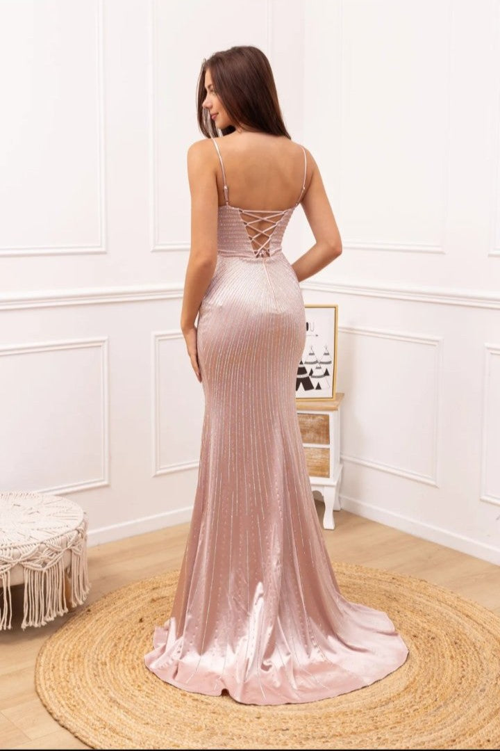 Lilac Valencia Crystal Dress