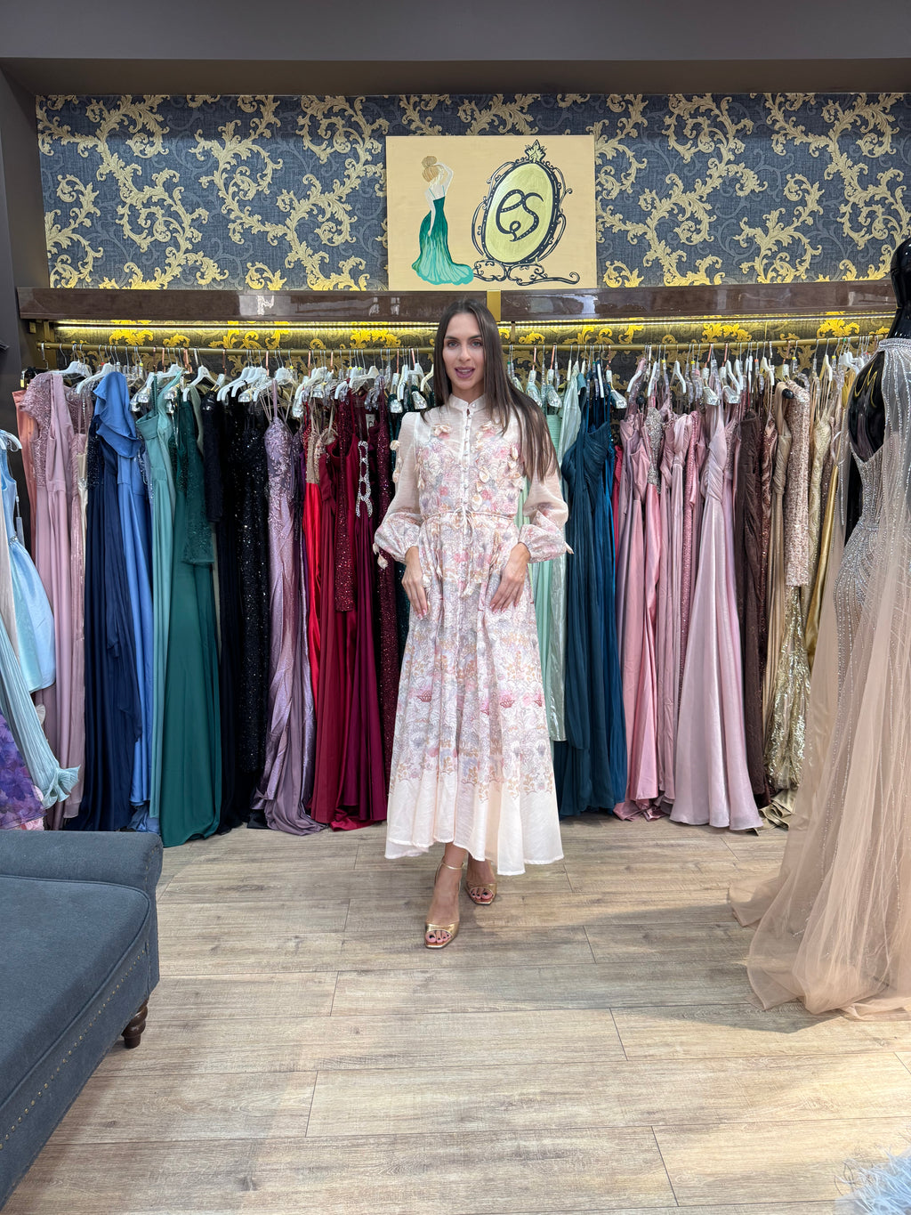 Élodie Garden Midi Dress
