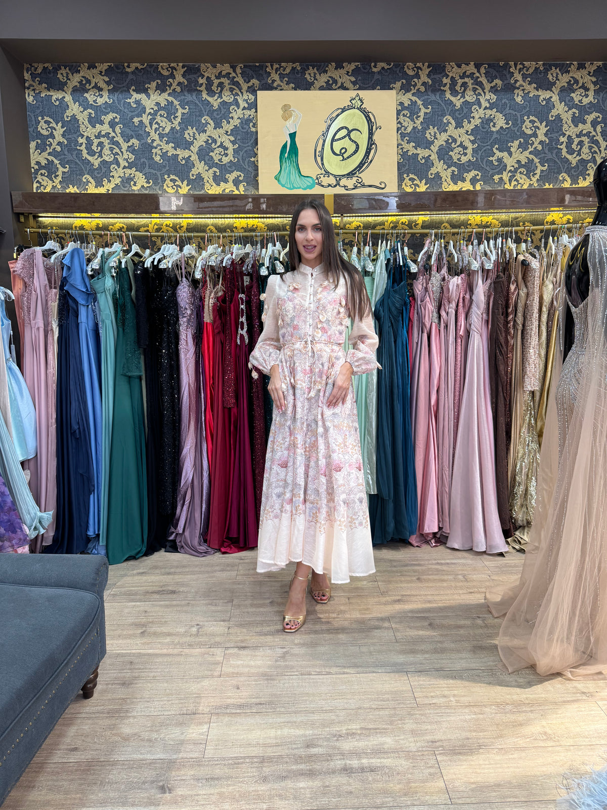Élodie Garden Midi Dress
