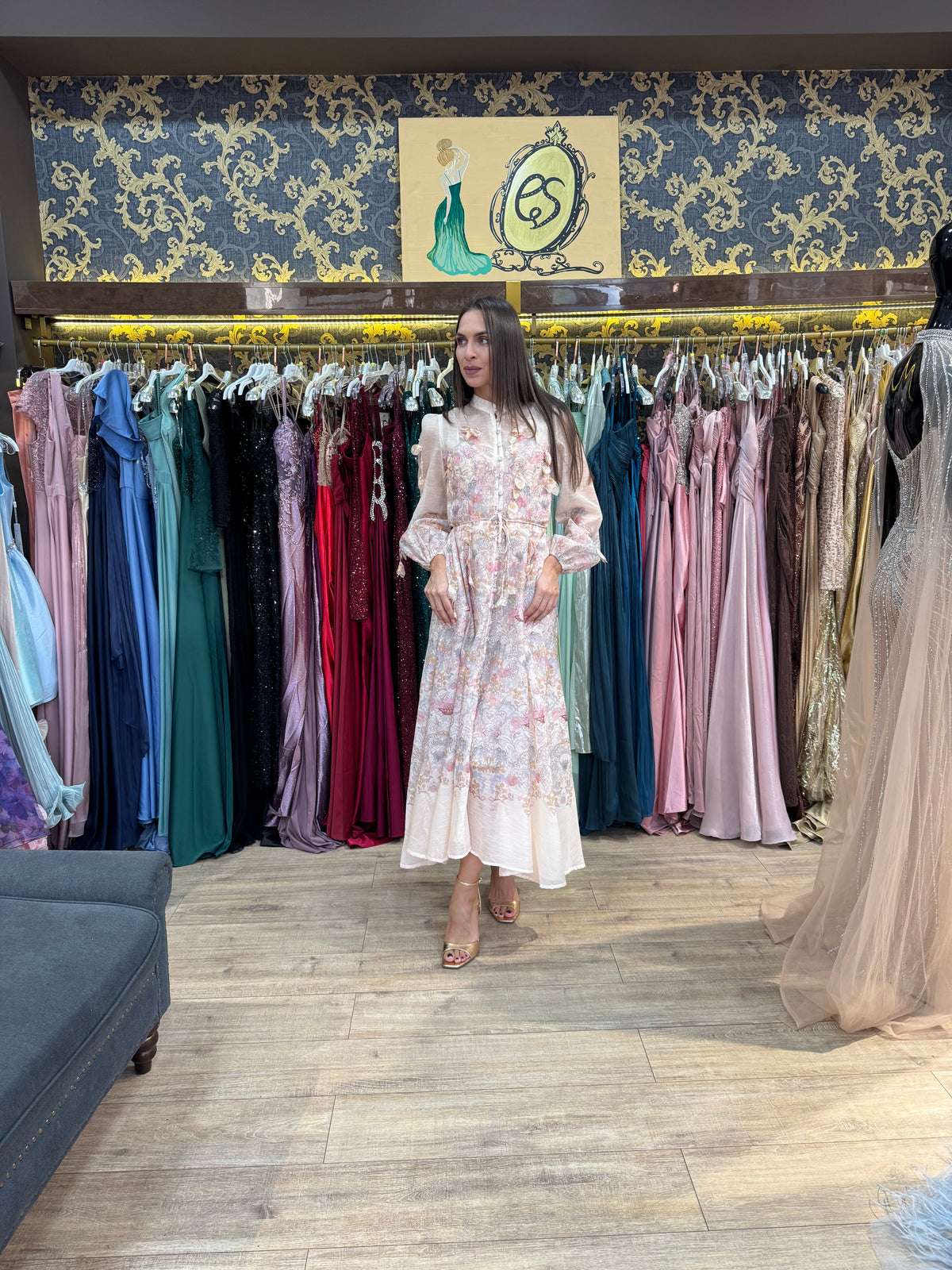 Élodie Garden Midi Dress