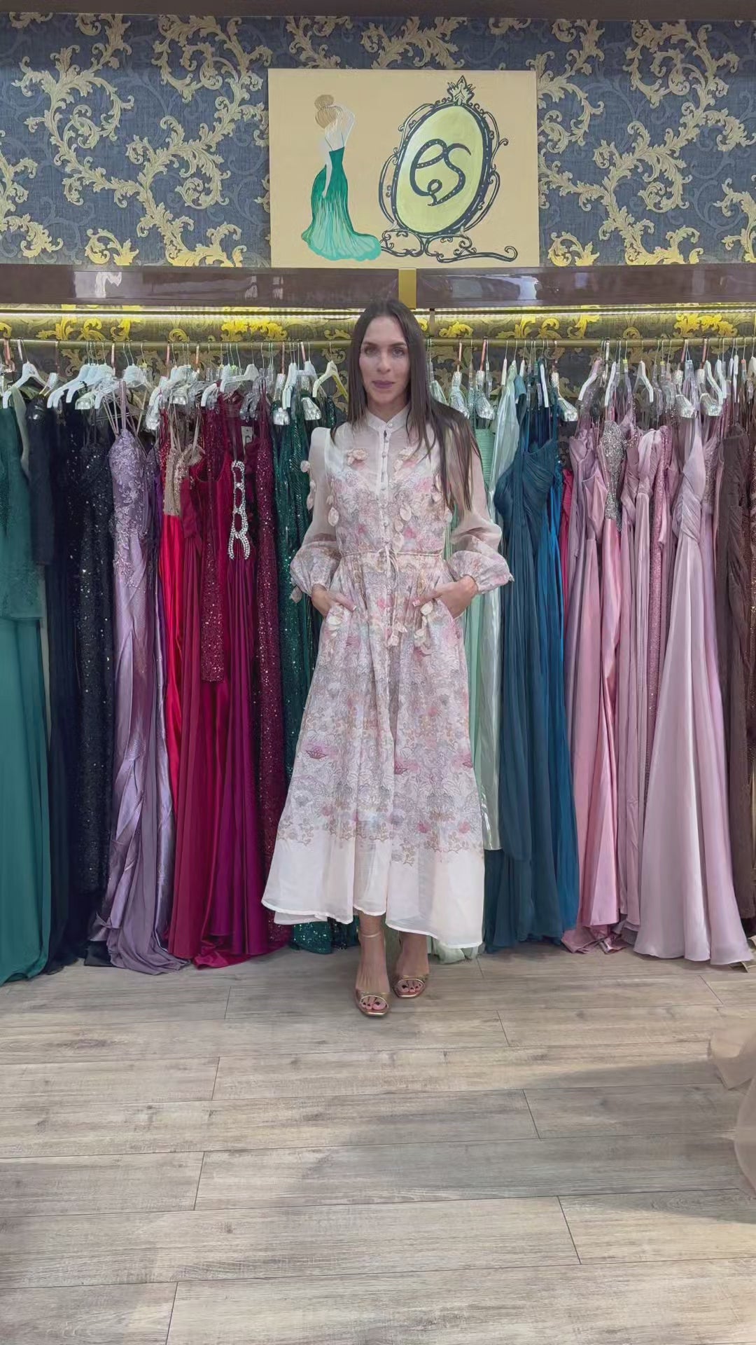 Élodie Garden Midi Dress